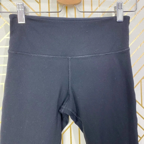 Lorna Jane 000 Mesh Panel Ankle Leggings Black Size US XS - Picture 2 of 11